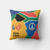 文字カスタム南アフリカ クッション (裏面)
