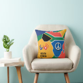 文字カスタム南アフリカ クッション (椅子)