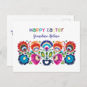 文字カスタム復活祭の民俗学 ポストカード (正面/裏面)