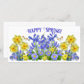 文字カスタム春の花と蝶 (正面/裏面)