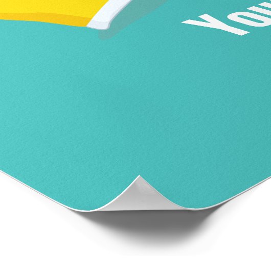 文字カスタム歯科用ポスター ポスター (角)