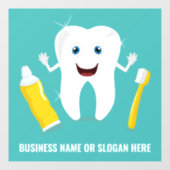 文字カスタム歯科 ウィンドウサイン (シート)