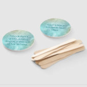 文字カスタム水の色スプラッシュハンドファン ハンドファン (組立なし)