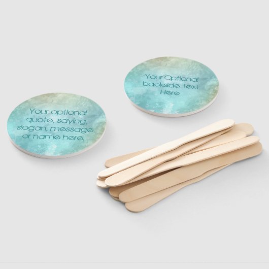 文字カスタム水の色スプラッシュハンドファン ハンドファン (組立なし)