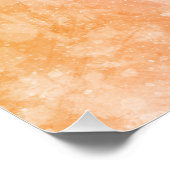 文字カスタム水の色スプラッシュポスター ポスター (コーナー)