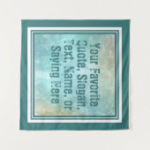 文字カスタム水カラスプラッシュタペストリー タペストリー (正面(横))