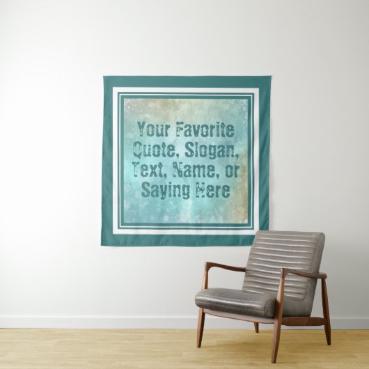 文字カスタム水カラスプラッシュタペストリー タペストリー (インサイチュ)