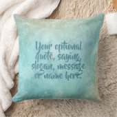 文字カスタム水カラスプラッシュ装飾用クッション クッション (ブランケット)