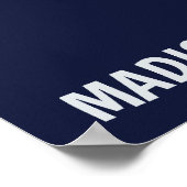 文字カスタム海賊船ポスター ポスター (角)