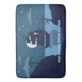 文字カスタム海賊船風呂マット バスマット (正面縦)