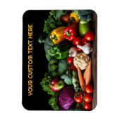 文字カスタム生鮮野菜 マグネット (縦)