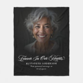 文字カスタム記念献上品の写真 フリースブランケット (正面)