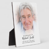 文字カスタム記念献上品フォトテーブルトッププラーク フォトプラーク (側面)