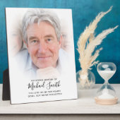 文字カスタム記念献上品フォトテーブルトッププラーク フォトプラーク (側面)