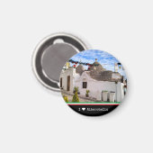 文字カスタム、アルバベロのトゥルーリの家 マグネット (正面/裏面)