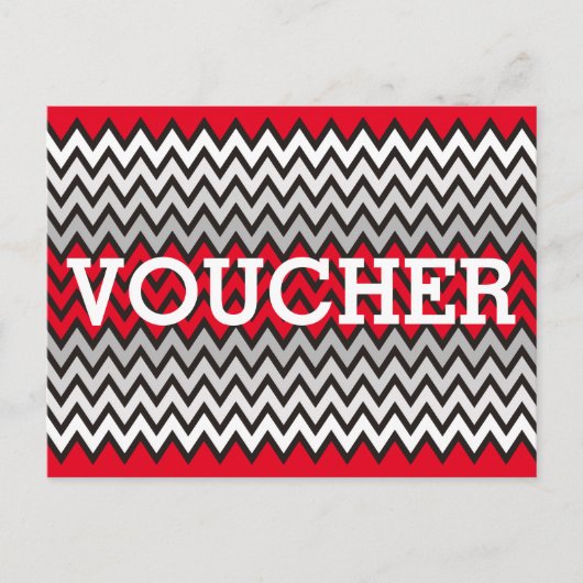 文字カスタム、サイン、画像、バック付きのバウチャー ポストカード (正面)