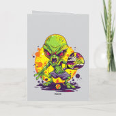 文字カスタム、パデル天の川のマッチポイント カード (裏面)