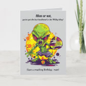 文字カスタム、パデル天の川のマッチポイント カード (正面)