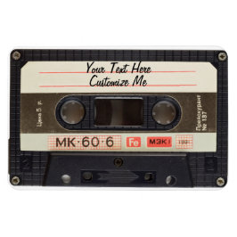 文字カスタム/レトロラブミュージックカセットMixtape マグネット