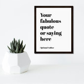 文字カスタム、引用文、歌歌詞ポスター ポスター