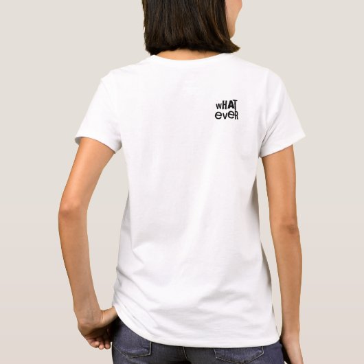 文字カスタム- Boys Whatever - Cats Forever Tシャツ (裏面)