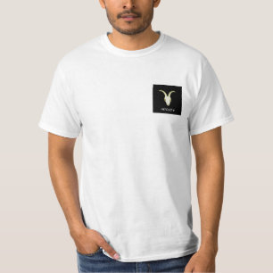 文字カスタム　GOAT　ブラック    Tシャツ