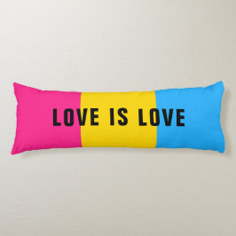 文字カスタムLGBTレインボーパンセクシャルプライド国旗 ボディピロー