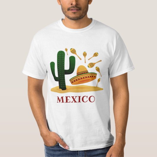 文字カスタムMEXICOシャツ&ジャケット Tシャツ (正面)