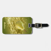 文字カスタムPEARスプラッシュ荷物タグ ラゲッジタグ (正面横)