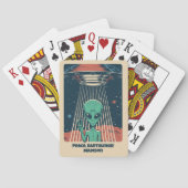 文字カスタムUFOエイリアン トランプ (裏面)