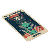 文字カスタムUFOエイリアン マグネット (右側)