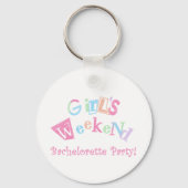文字カッコいいガールズウィークエンドバチェロレッテ キーホルダー (正面)