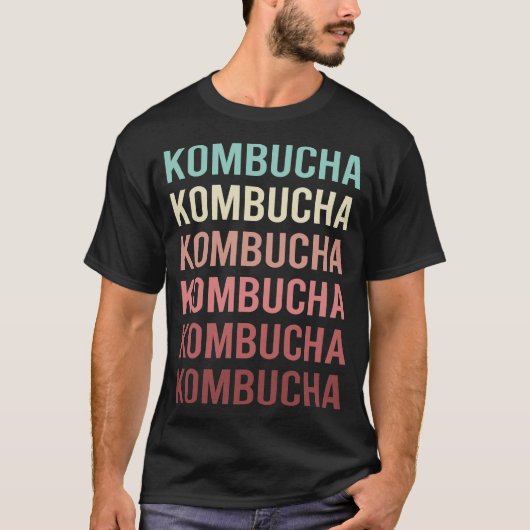 文字カラフルコンブチャブック Tシャツ (正面)