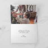 文字カラフルジョイホリデーフォールディンググリーティングカード カード (内部)