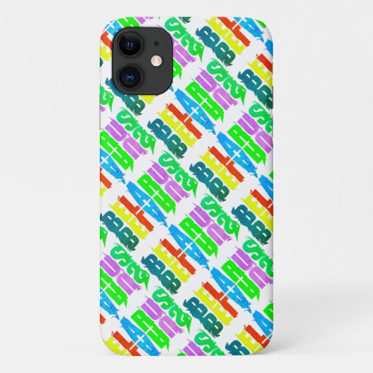 文字カラフルベラルーシБеларусь iPhone 11ケース Case-Mate iPhoneケース (裏面)