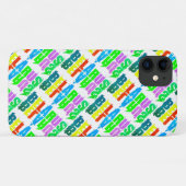 文字カラフルベラルーシБеларусь iPhone 11ケース Case-Mate iPhoneケース (裏面(横))