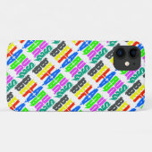 文字カラフルベラルーシБеларусь iPhone 11ケース Case-Mate iPhoneケース (裏面(横))