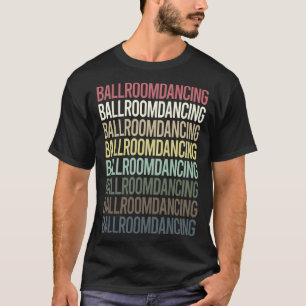 文字カラフル踊りダンスダンサー Tシャツ