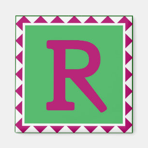 文字'カラフルR' – マグネット