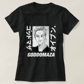文字クラシックモモコヘッド厚手女性ブラックティー Tシャツ