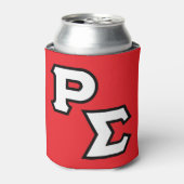 文字クーラーボックス – 赤 缶クーラー (缶正面)