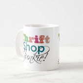 文字クールスリフトショップジャンキー コーヒーマグカップ (正面左)