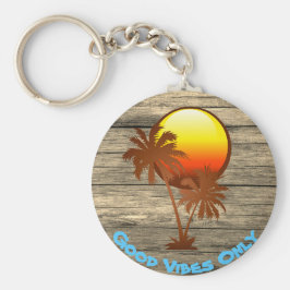 文字グッドカスタムビーブオンサンセットピアビーチ キーホルダー