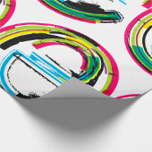 文字グランジE ラッピングペーパー