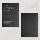 文字グレはっきりしたーシャルボード 名刺 (正面/裏面)