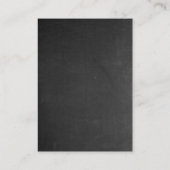 文字グレはっきりしたーシャルボード 名刺 (裏面)