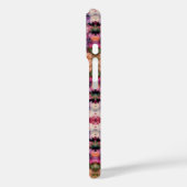 文字サイケデリックBパターンフローラ水色 Case-Mate iPhoneケース (裏面 / 左)