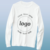 文字シンプルビジネスTシャツ付きロゴ