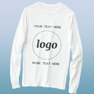 文字シンプルビジネスTシャツ付きロゴ Tシャツ