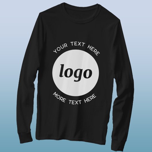 文字シンプルビジネスTシャツ付きロゴ Tシャツ